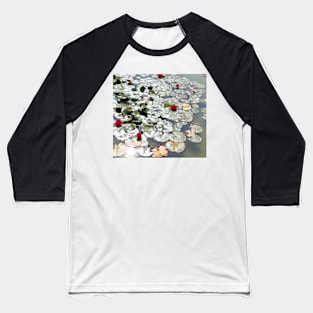 lily Pond Silvered by the Sun Baseball T-Shirt